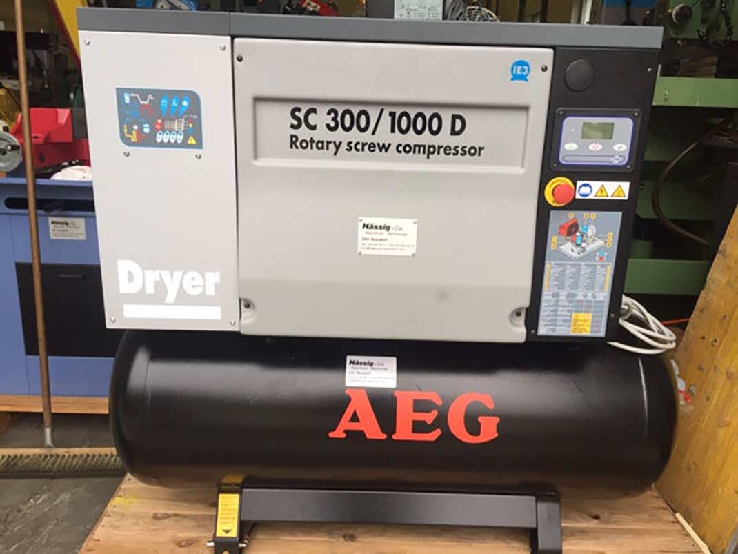Schraubenkompressor AEG SC 300/1000D
