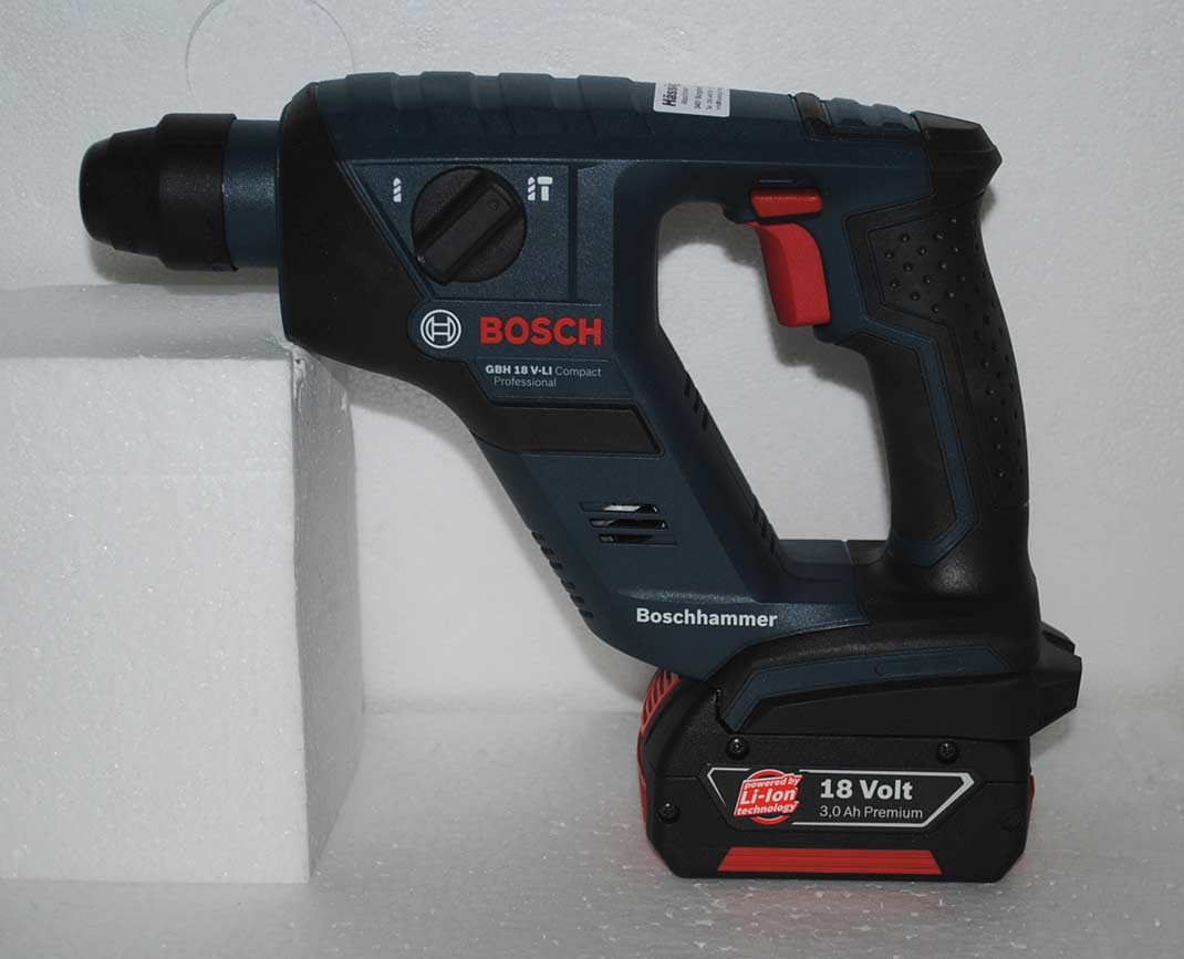 Bosch Akku-Bohrhammer GBH 18 V-Li Compact