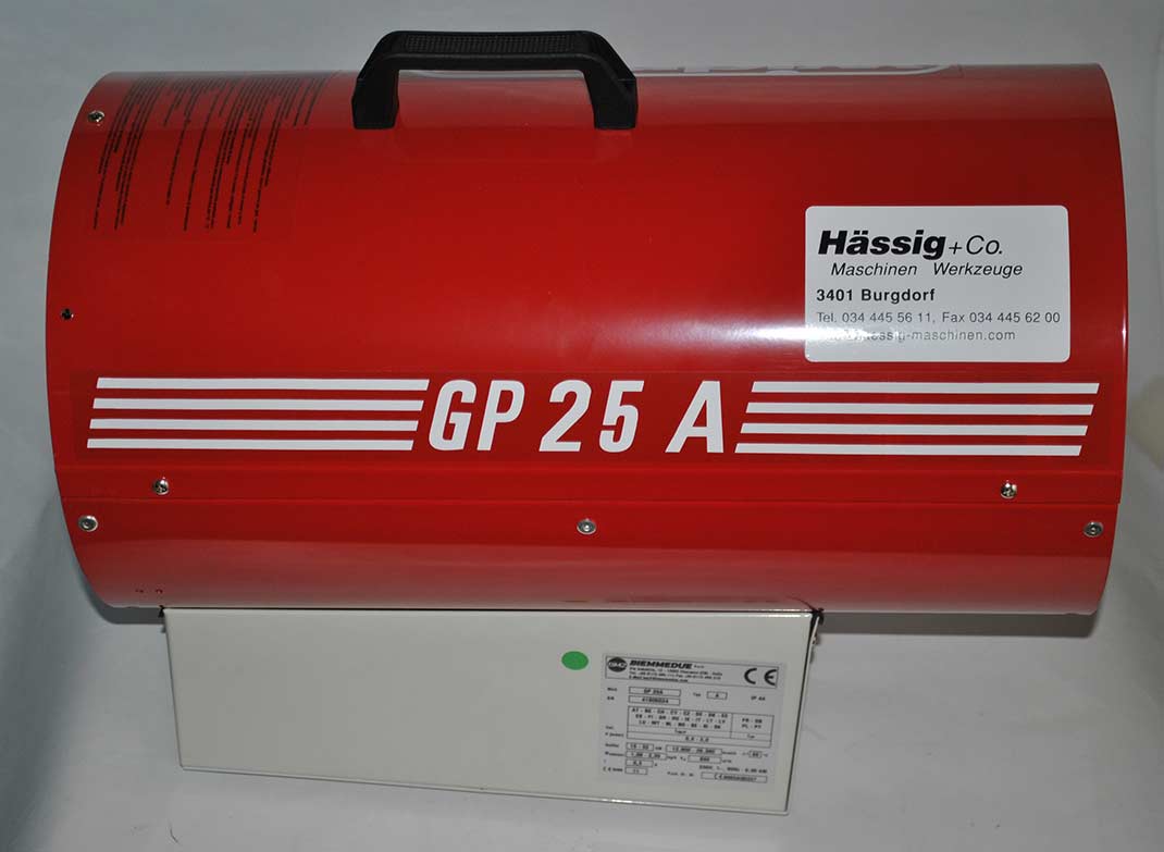 Gasheizgeräte Widmer GP 25A / GP 45A