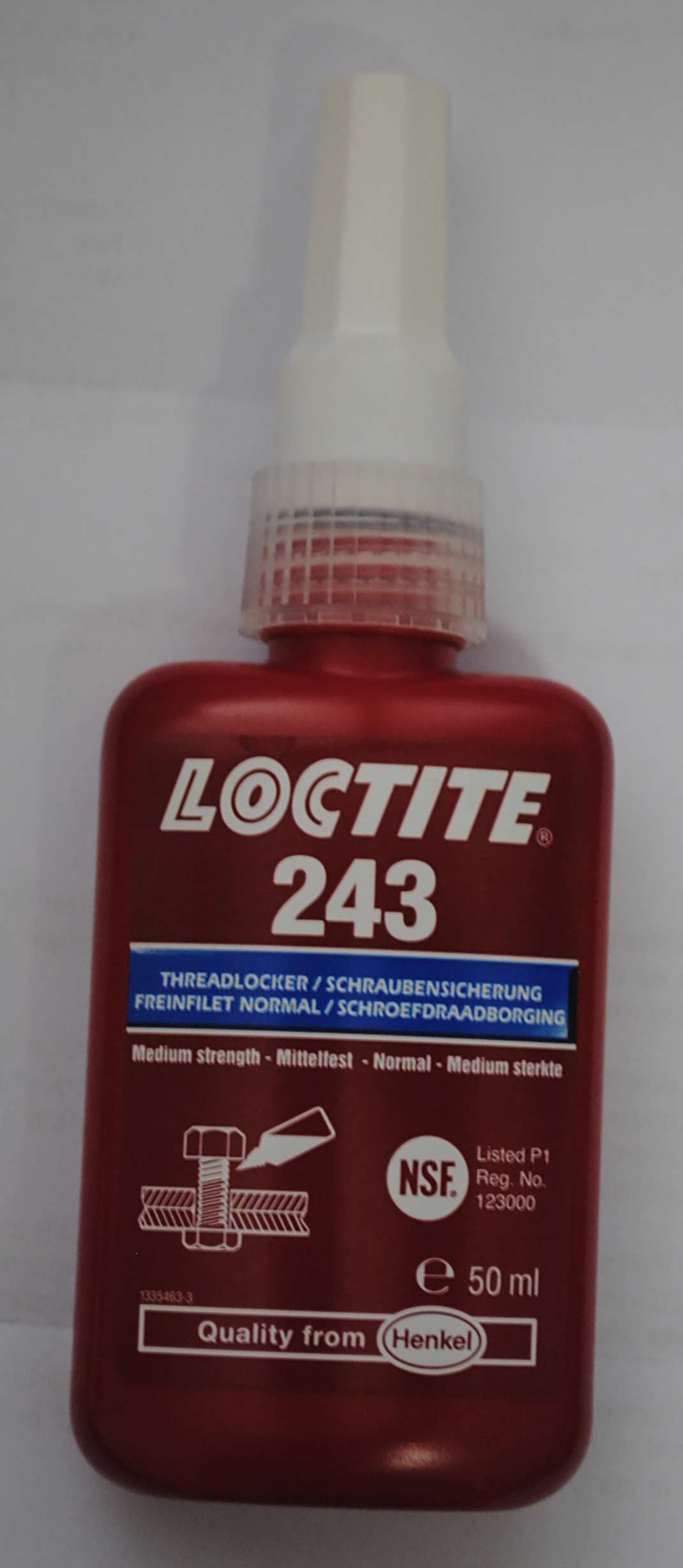Loctite 243 (Mittlere Festigkeit - Verkaufsschlager!)
