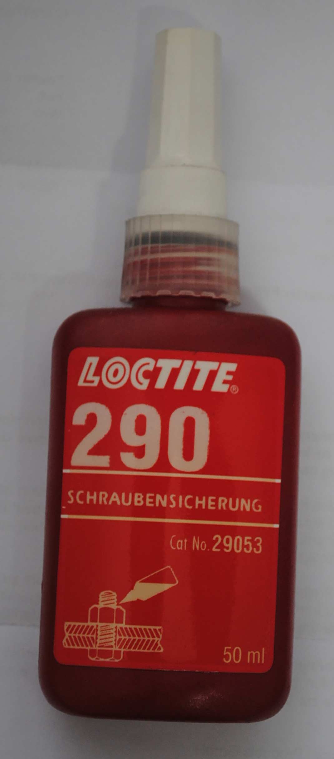 Loctite 290 (für bereits montierte Metalle - Festigkeit Mittel/Hoch)
