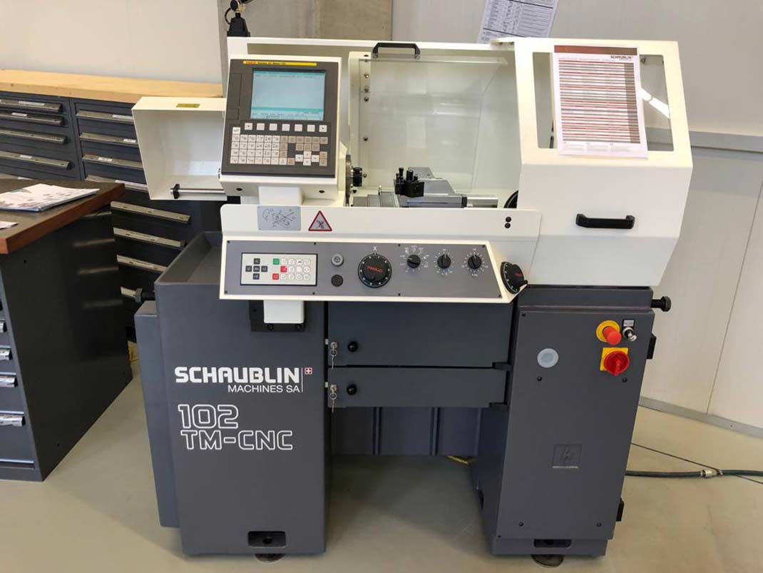 Hochpräzisions-CNC Drehmaschine SCHAUBLIB SV 102 TM-CNC