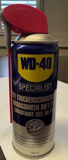 PTFE Trockenschmierspray WD 40